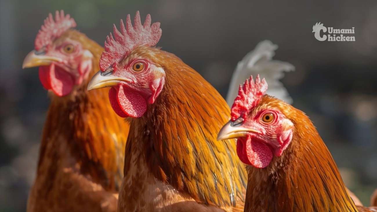 Jenis-Jenis-Ayam-di-Umami-Chicken-Ayam-Merah-Pejantan-dan-Potong